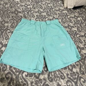 AFTCO Men’s Teal Fishing Shorts Size 38